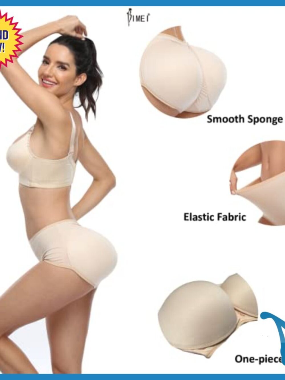 3X-Large Butt Lifter Shapewear Padded Enhancing Underwear Tummy Control - Picture 3 of 7